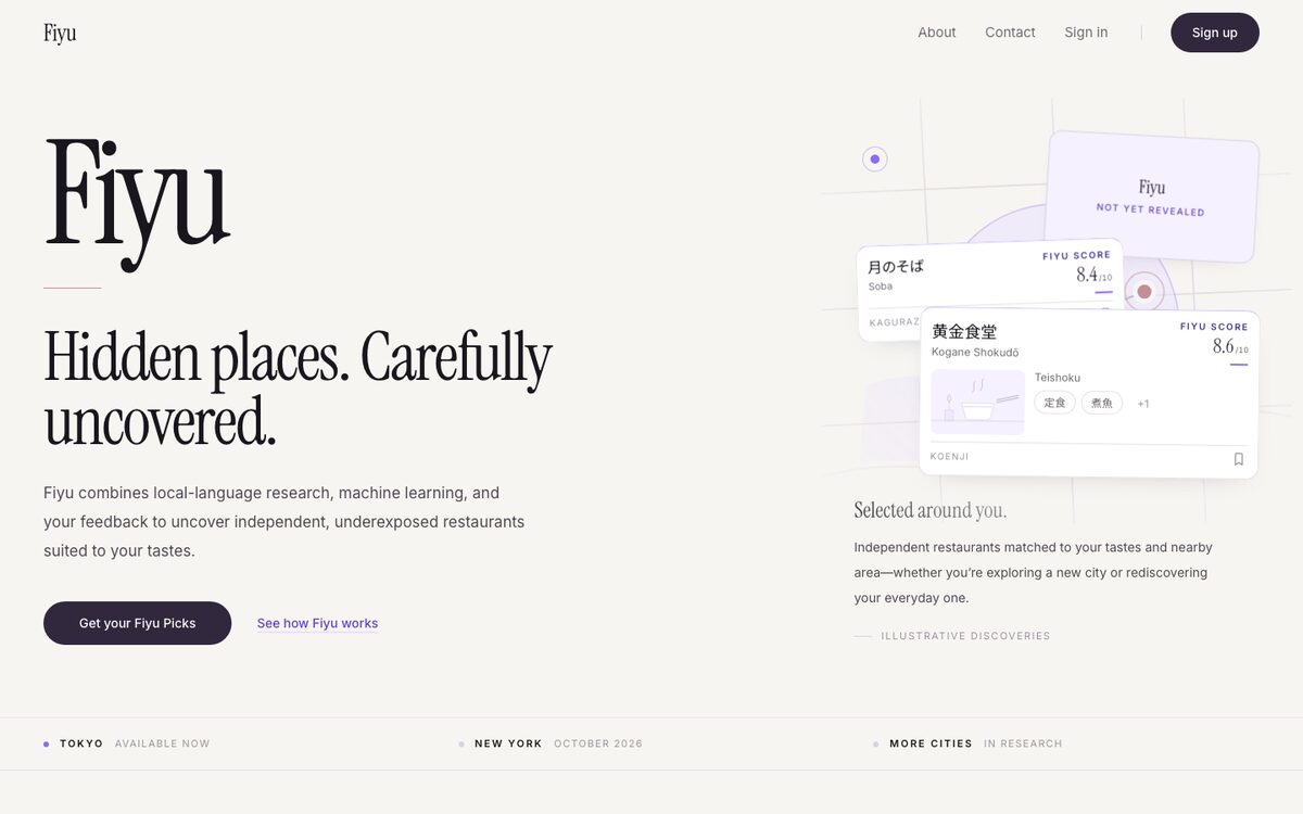 Fiyu website